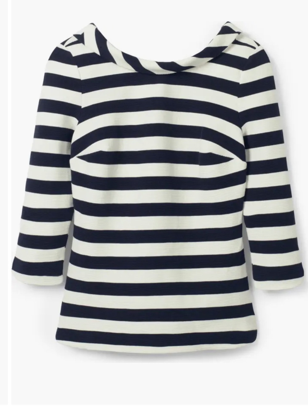 Biden EUC thick Navy and White Striped Top. 50s-style retro! Sz UK 10 US 6 - Picture 7 of 8